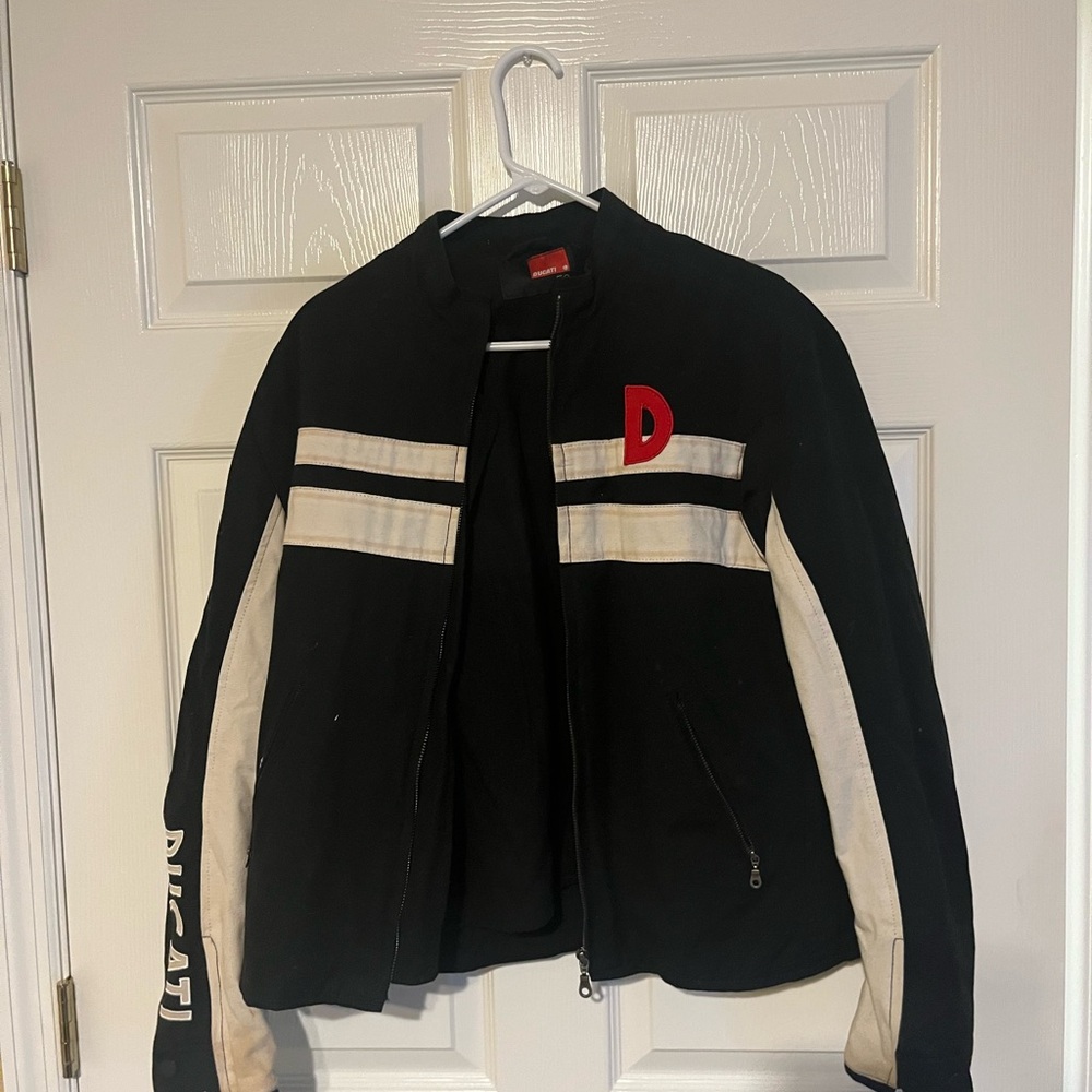 Men’s Ducati jacket with removable liner. Size European 50. Rare. Very cool!